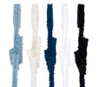 PH PandaHall 13.7m 5 couleurs Ruban en Tissu Denim 13~25mm Large en Polyester Bord Effiloché Franges pour Loisirs Créatifs Couture Vêtements Emballage Cadeau