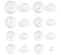 PH PandaHall 14 Pièces Kit Fabrication Œil Acrylique 7 Tailles Blanc Plastique Yeux Cabochon Transparent Œil DIY Personnalisé Vierge Yeux Humains Pour Accessoires Cosplay Décorations Fête Halloween