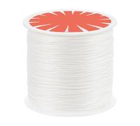 PH PandaHall 160m 0.45mm Cordon en Polyester Ciré Cordon Ciré Blanc Fil Ciré Cordon de Perles Cordon Bracelet Cordon Collier pour Bracelet Collier Fabrication de Bijoux Kontting Macramé