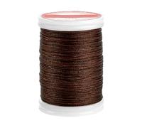 PH Pandahall 180m Cordon Ciré Marron 0.5mm Cordon Collier pour Pendentif Corde pour Bijoux Cordons pour Bracelet, Cordons Rond en Polyester Fil pour Bracelet Perles pour Fabrication de Bijoux