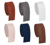 PH PandaHall 18m 6 Couleurs Sangles en Coton 3.8cm Sangles Tissées Sangle en Polycoton de Sac Sangles Sacs Fourre Tout Ruban de Laisse pour Noël Couture Extérieur Bricolage Artisanat