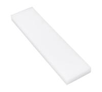PH PandaHall 1pcs Bloc Rectangulaire en HDPE Blanc Solide Bloc Tapping en plastique pour la Pose de Revêtements de Sol et les Projets de DIY et D'Amélioration de la Maison, 30.5x7.6x2cm