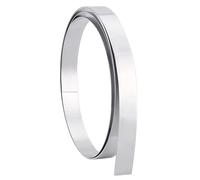 PH PandaHall 2.5 m X 3cm Solin en aluminium Bande de Bordure en Aluminium 1mm Rouleau de Tôle D'Aluminium pour Bricolage Artisanat Étanchéité Porte Fenêtre Jardin