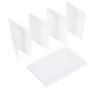 PH PandaHall 2 Pack Carnet de Croquis Aquarelle Accordéon Blanc Carnet à Couverture Rigide Pliable pour les Voyages et les Activités de Plein Air, 19.1x13.2cm (Étendu)