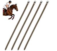 PH PandaHall 2 Paire Sangles D'Éperons en Cuir Couleur Café Sangles de Bottes Réglables Longueur 50x1.2cm pour L'Équitation Western et les Tenues de Cowboy