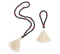 PH PandaHall 2 Styles Corde de Prière Chrétienne Orthodoxe à 30/100 nœud Bracelet de Prière en Forme de Croix Chotki en Bois avec Chapelet de Bénédiction pour Les Prières, Baptêmes
