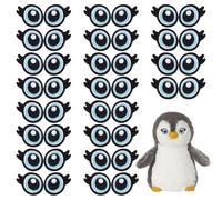 PH PandaHall 20 Paires Broderie Yeux Patches Cartoon Yeux de Dessin Iron on Patches Sew on Œil Patch Cute Œil Appliques Patch Pour Peluche Animaux Peluche Vêtements Couture Sacs à Dos Chapeaux 26x19mm