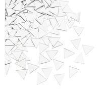 PH PandaHall 200pcs 19mm Carreaux de Miroir Mini Triangle Carreaux de Mosaïque Décoratifs Auto-adhésifs Stickers Muraux pour la Décoration de la Maison Fabrication Artisanale