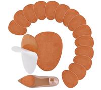 PH PandaHall 20pcs 2 Styles Patin Antiderapant Chaussure Semelles Chaussures Confort, 6.5x9cm Semelle Talon Auto Adhésif pour Chaussures de Danse Baskets et Talons Hauts, Brun