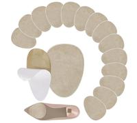 PH PandaHall 20pcs 2 Styles Patin Antiderapant Chaussure Semelles Chaussures Confort, 6.5x9cm Semelle Talon Auto Adhésif pour Chaussures de Danse Baskets et Talons Hauts, Beige