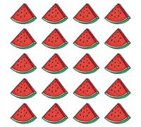 PH PandaHall 20pcs Appliques en Tissu Pastèque 6.5x5.2cm Patch Brodé Écusson Thermocollant Pastèque Rouge pour Vêtements, Manteaux, Chapeaux, T-Shirts, Sacs à Dos, Chaussettes, Jeans