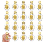 PH PandaHall 20pcs Bouteilles d'Eau Bénite en Verre, 15ml Flacon D'Eau Bénite Vide Porte Communion Cadeaux Église Religieuse Décoration pour événements spirituels Cadeau Baptêmes Fête Mariage