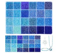 PH PandaHall 24000pcs 2mm Perles de Rocailles en Verre 24 Couleurs Perle Bleu Été Mini Perle Ronde Perles Intercalaires de Taille pour Bracelet Colliers Boucles D'Oreilles de Mer d'été