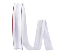 PH PandaHall 25m Biais de Couture Blanc Biais Double Pli pour Couture 20mm Ruban de Biais en Polycoton Blanc pour Couture Banderoles Tissus D'ameublementmeubles Passe Poilsvêtements Couvertures