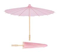 PH PandaHall 2pcs 40.8cm Parapluies en Papier Rose Ombrelles Déco Mariage, DIY Parapluie Huilé Ombrelle Chinoise Peint à la Main pour Mariage Photographie de Mariée Craft Party Décor Pâques