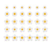 PH PandaHall 30pcs 5 Styles Applique Fleur Crochet Coudre Sur des Patches Floraux à Motif Floral Patchs de Marguerites Blanches et de Tournesols pour Vêtements Chapeaux Sacs, 3.6-6.8 cm
