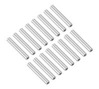 PH PandaHall 30pcs perles Tubulaires en Argent Sterling 925, 10mm Connecteur de Tube Perles en Argent Perles Amples pour la Fabrication de Bijoux de Colliers et de Bracelets Trou: 1mm