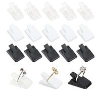 PH PandaHall 36pcs Présentoir à Bagues, 3 Couleurs Support bague Porte-bague en Plastique Presentoir Bijoux Support Petit Porte-bagues pour l'affichage de Bijoux, Spectacle, Vente au Détail