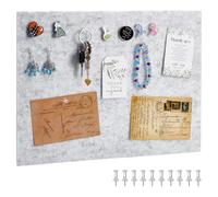 PH PandaHall 40x30cm Feutre Encadré Tableau D'affichage Léger Feutre Planches de Liège avec 10 Broches pour Les Murs Tableau D'affichage Tableau De Liège Bureau Décor Vision Tableau