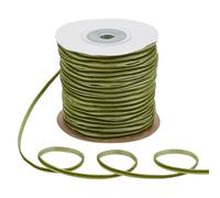 PH PandaHall 45m Ruban de Velours Vert Olive 3mm Simple Face en Satin Doux pour Nœuds Bandeaux Emballages Cadeaux Décorations de Fête