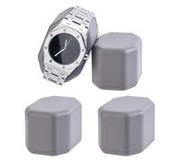 PH PandaHall 4pcs Coussins de Montre, Coussin d'Affichage de Montre Gris Coussin de Remontoir Organisateur de Bracelet Porte-Bijoux pour Boîte à Montre Détail, 6.8x4.7x4.3cm