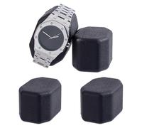 PH PandaHall 4pcs Coussins pour Montres Noirs Coussins de Présentation pour Montres Coussin pour Remontoir Organisateur de Bracelet Porte Bijoux pour Boîte à Montre, 6.8x4.7x4.3cm