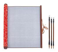 PH PandaHall 4pcs Kit de Pratique de Calligraphie Chinoise Sans Encre Stylos D'Écriture de Calligraphie Chinoise Réutilisables Tissu Magique D'Écriture à L'Eau Parchemins pour la Pratique 38.1x77.5cm