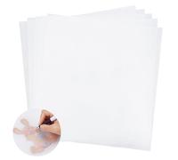 PH PandaHall 50 Feuilles Stabilisateur de Broderie Tissu Soluble dans L'Eau Tissu Non Tissé Lavable Broderie Garniture Déchirer Stabilisateur Support pour Couture Artisanat Broderie 50.4x50.2cm
