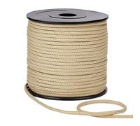 PH PandaHall 50m Corde en Nylon tressé, 3mm Chaîne de Stores dorée Cordon de Carillon éolien Corde de Survie Solide pour l'artisanat, Projets de Bricolage, Camping Randonnée Activités extérieures