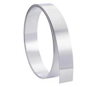 PH PandaHall 5m Bande Aluminium Rigide Métalliques 1mm x 50mm Bande D'aluminium 1060 grade Feuillard Aluminium Rouleau en tôle d'aluminium pour la fabrication de bijoux Armature de Sculpture