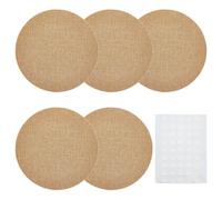 PH PandaHall 5pcs Abat-Jour Diffuseur Éblouissement Couvercle Lampe Rond | 18cm, Diffuseur de Lumière Led, Abat-Jour Adoucisseur Lumière avec Autocollants pour Spots Lumineux, Lustres, Lampes Table