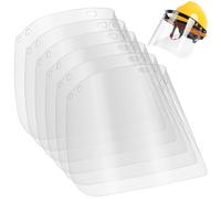 PH PandaHall 6 Pack Visière de Remplacement du Bouclier Facial Viseur Bouclier Visage PET, 19.7x39cm Clairs Visière de Protection Face pour filtrage LED, artisanat, Cosplay et Costumes, Soudure