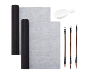 PH PandaHall 6PCS Kit de Calligraphie Chinoise sans Encre - Ensemble de Papier Magique d'Écriture Réutilisable avec Tapis pour Étudiants Débutants