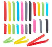 PH PandaHall - 70Pcs Clips d'étanchéité Alimentaire d'étanchéité Clips Fermeture pour Cuisine Clip en Plastique Seal Clamp Sacs Pince Clip de Stockage de Nourriture à Domicile, 7 Couleur 3 Taille