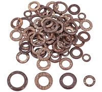 PH PandaHall 80pcs Anneaux de Liaison en Bois 4 Styles Anneaux de Noix de Coco Non Percés Mini Cercle Pendentif Connecteurs Cercles en Bois Creux pour Boucle D'Oreille Bracelet Collier Bijoux,20~38mm