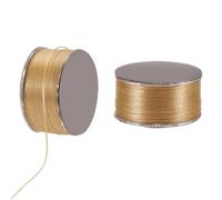 PH PandaHall 92m Fil de Perles 0.1mm Corde en Nylon Fil de Perles de Rocaille Ficelle à Coudre Corde de Bracelet pour Été Mer Fabrication de Bijoux Bracelet Colliers Couture du Cuir Perles, 2 roulette