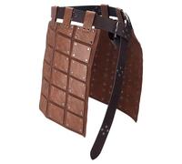 PH PandaHall Armure de Taille en Cuir avec Ceinture Armures de Cuisse Médiévales Armure Double Face Protection Armures de Jupe de Chevalier pour Hommes Costume de GN Fête Spectacle Sur Scène