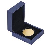 PH PandaHall Boîte de rangement pour pièces de monnaie - Pour collectionneurs - Diamètre intérieur : 44 mm - Bleu foncé