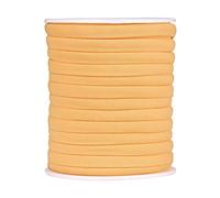 PH PandaHall Cordon élastique plat et mince de 20 mètres, cordon élastique fin en nylon souple de 5 mm, cordon élastique Lycra cousu et extensible pour couture, accessoires de fabrication de coiffe et