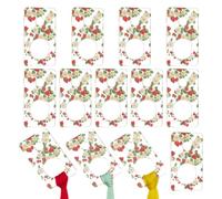 PH PandaHall Gouttes de Fil à Broder en Acrylique à la Fraise Organisateurs de Fils à Broder 10pcs Gouttes de Fil à Fraise Rectangulaires pour le Stockage de Fils à Broder au Point de Croix