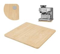 PH PandaHall Plateau Coulissant en Bois pour Machine à Café Plateau pour Appareils de Cuisine avec Coussinets Antidérapants en Silicone pour L'Organisation du Comptoir de Cuisine Bar 32x32.5cm