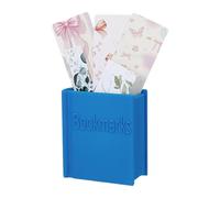 PH PandaHall Porte Marque Pages en Forme de Livre Support Marque Page Organisateur Imprimé 3D Bleu Fournitures Bureau Littéraire Cadeau Rentrée pour Enseignants Décoration Bibliothèque
