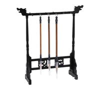 PH PandaHall Porte Pinceau en Bois 12 broche Support de Calligraphie Chinoise Support pour Pinceaux de Calligraphie Sumi avec 3pcs Stylos de Calligraphie pour Débutants en Calligraphie Chinoise