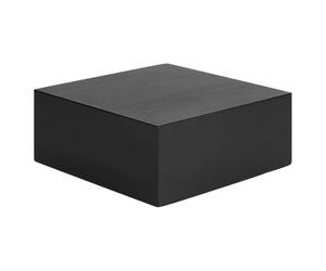 PH PandaHall Présentoir en Bois de Pin pour Bijoux Style Minimaliste Noir Socles de Présentation de Bijoux Carrés pour Colliers Bracelets Art Sculptures et Miniatures 12x12x5cm