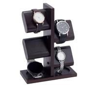 PH PandaHall Support de Montre Tour D'Affichage de Montre en Bois Organisateur de Montres Multiples Supports D'Affichage Porte Bijoux pour Fête des Pères Hommes Femmes Présentoir de Montres Bracelets