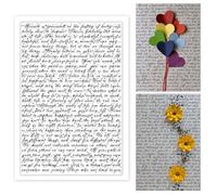 PH PandaHall Tampon Transparent pour Arrière Plan de Mots Tampons Décoratifs Transparents à Thème Confiance en Soi Lettres Denses pour la Fabrication de Cartes et la Décoration DIY