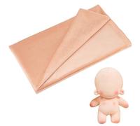 PH PandaHall Tissu de Fabrication de Vêtements, 1.5x0.9m Tissu de Couleur de Peau de Vêtements Tissu de Bricolage Matériel de Couture Léger pour Vêtements Sacs en Tissu Marionnette Crochet