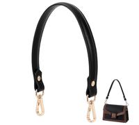 PH PandHall 45.7cm Bandoulière Courte pour Cuir véritable Strap de Sac à Main Sangle de Sac en Cuir Noir Poignées de Rechange pour Sac à Main pour Femme Sac Sous les Bras à Faire Soi Même