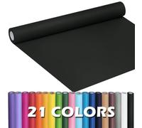 PH PERKHOMY Rouleau de papier kraft noir de 45 cm x 25 m pour emballage cadeau, tableau d'affichage, bouquet, loisirs créatifs, emballage 80 g/m², 25 kg