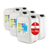 pH Plus Liquide 6 x 28 kg - BAYZID® - Augmenteur de pH pour Piscine - Compatible Tous Traitements - Qualité Pure et Stable